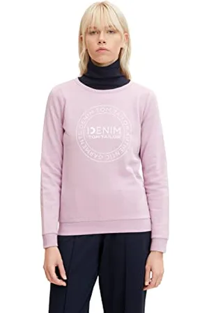 TOM TAILOR Damen Sweatshirt mit Logoprint 1034454, , XL