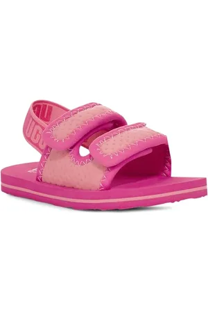 UGG Unisex Kinder Lennon Slingback Schiebe-Sandalen Sugilite Erdbeer Milchshake, 27 EU