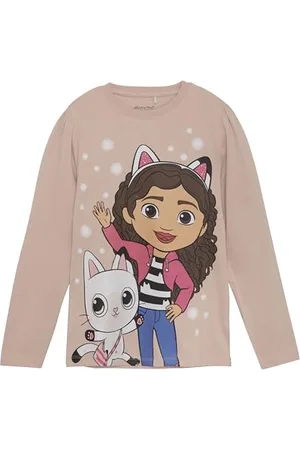 Minymo Mädchen Langarm T-Shirt mit Gabby´S Dollhouse Druck