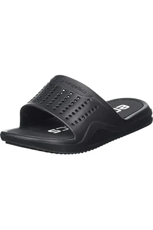 energetics Unisex Pampel Sandale, Black/White, 35 EU