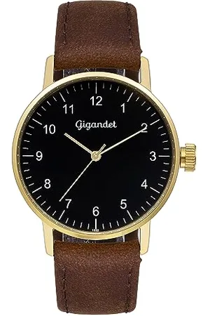 Gigandet Damen Analog Japanisches Quarzwerk Uhr mit Leder Armband AVG27-02
