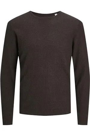 JACK & JONES Male Strickpullover Einfarbig Strickpullover