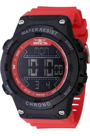 Invicta Herren Digital Quarz Uhr mit Harz Armband 47528