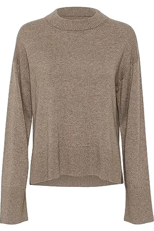 Part Two Damen, Rundhalsausschnitt, entspannte Passform, mit weiten Schultern Pullover, , Large