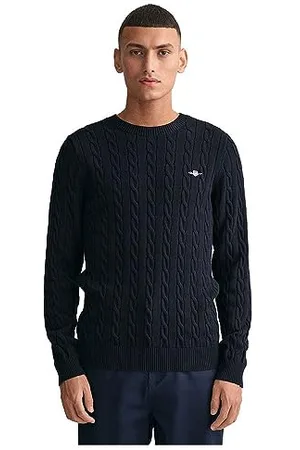 GANT Herren Cotton Cable C-neck Pullover, , 3XL EU