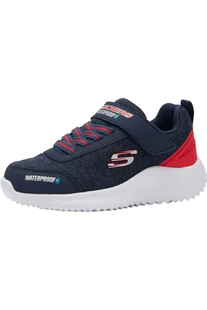 Skechers Bounder Dripper Drop Sneaker, Navy/Red
