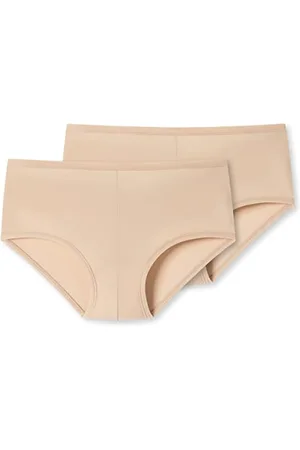 Schiesser Damen - Shorty - 2er Pack (S Sand)