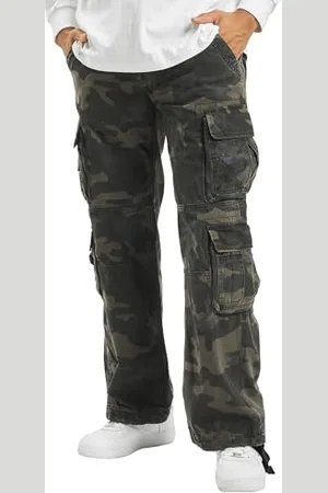 Brandit PURE VINTAGE TROUSER CARGOHOSE HOSE bis 7XL (Darkcamo)S