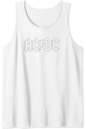 AC/DC ACDC Black Outline Logo Tank Top