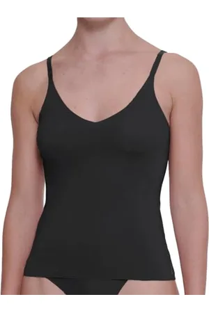 Sloggi Damen Zero Feel 2.0 Spaghetti Top, Black, S
