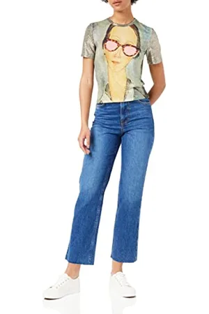 Desigual Womens TS_Beatrice T-Shirt, Black, L