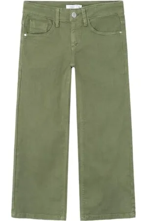 NAME IT Mädchen Nkfrose Wide TWI Pant 1115-tp Noos Stoffhose, , 128 EU
