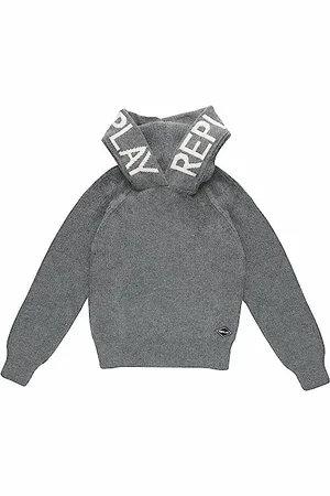 Replay Jungen Hoodie aus Baumwollmix, (Grau), 6 Jahre