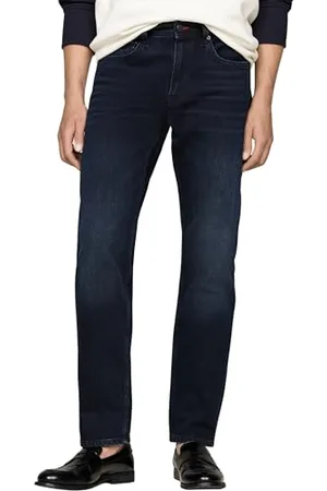Tommy Hilfiger Regular Mercer STR Teton Indigo Sweatshirt mit Reißverschluss Herren, , 38W / 34L