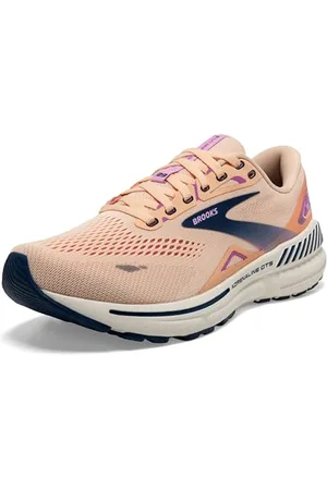 Brooks Damen Adrenaline Gts 23 Sneaker, Apricot/Estate Blue/Orchid, 36.5 EU