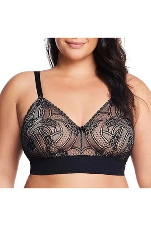 Glamorise Große Größen Plusgröße Bramour Gramercy Spitzen-Bralette de Luxe ohne Bügel Nr. 7012