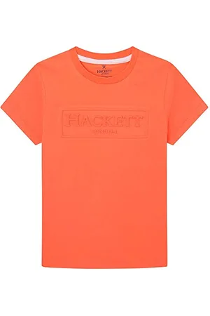 Hackett Jungen Hackett Emboss Tee T-Shirt, Korallenrot, 2 Years