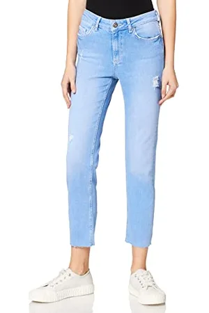 Pieces® Damen Pcdelly Mw Straight Electric Blue Bc, , M