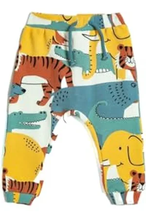Koton Babyboy Jogger Sweatpants Drawstring Animal Printed Cotton