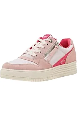 ESPRIT Damen Lace-up Sneaker, Pink Fuchsia, 39 EU