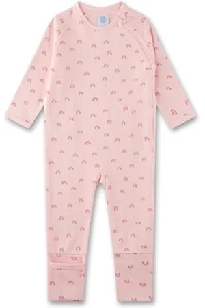 Sanetta Baby-Overall Regenbogen | Praktischer und bequemer Unisex-Strampler aus Bio-Baumwolle. Baby Overall 092