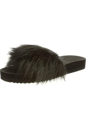 flip*flop Damen poolhair, Black, 36 EU