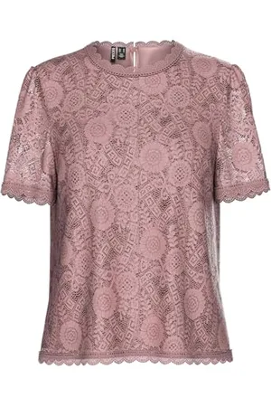 Pieces® Pcolline Ss Lace Top Noos