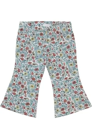 Noppies Baby Baby-Mädchen Girls Nome Flared All Over Print Leggings, Blue Surf-P425, 80