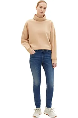 TOM TAILOR Damen 1036916 Tapered Relaxed Jeans, , 31W / 30L