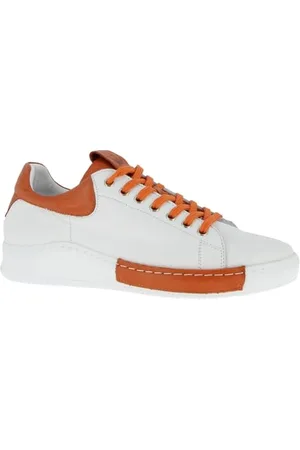Charlotte Of Sweden Damen Sneaker, weiß/Papaya, 37 EU
