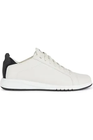 Geox U AERANTIS A Sneaker, White/Black, 40 EU