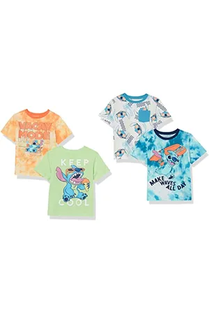 Amazon Disney | Marvel | Star Wars Jungen Kurzärmlige T-Shirts (zuvor Spotted Zebra), 4er-Pack, , 6-7 Jahre