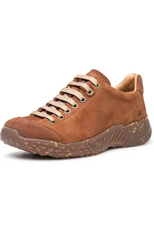 El Naturalista Unisex - Erwachsene Low-Top Sneaker GORBEA, Damen,Herren Halbschuhe,Wechselfußbett,Freizeitschuhe,schnürer,Wood,36 EU / 3.5 UK