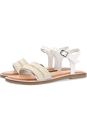 Gioseppo Jungen Mädchen Canazzi Peeptoe Sandalen, (Blanco Blanco), 28 EU