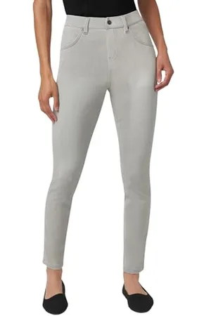 HUE Damen Ultra Soft High Waist Denim Leggings, Silbergraue Waschung, S