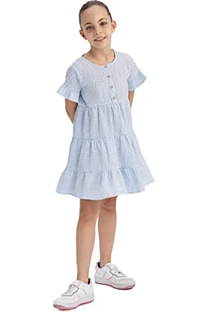 DeFacto Mädchen X2353a6 Dress, , 6-7 Jahre EU