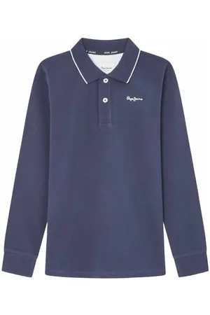 Pepe Jeans Jungen New Thor Ls Polo, Blue (Navy), 4 Jahre