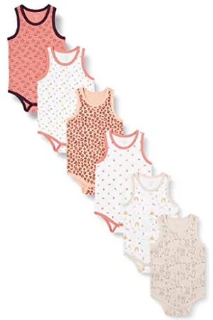 CARE LABEL Body Baby Ärmellos, 6er Pack , 50
