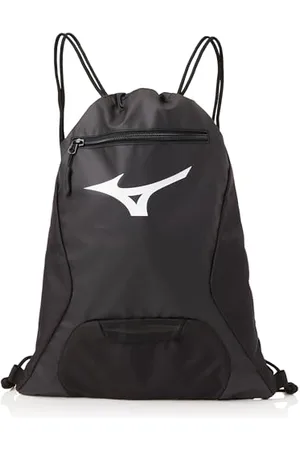 Mizuno Unisex Zip DRAWBAG Bag, Black