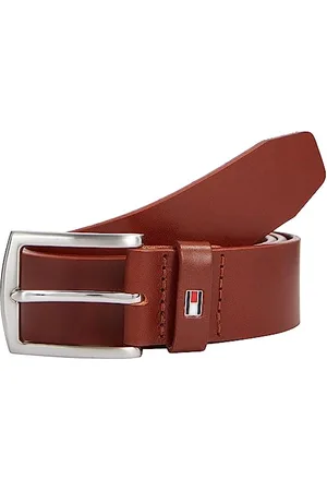 Tommy Hilfiger Herren Gürtel New Denton 3,5 cm Belt Ledergürtel, , 95 cm