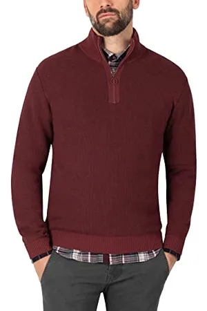 Timezone Herren Basic Troyer Pullover, , L