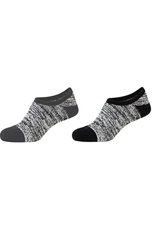 Camano 1142000002 - Damen mouline cosy Kuschel Sneaker 2 Paar, black, Größe 39/42