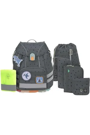 LÄSSIG 7-teiliges Schulranzen Set Kinder/School Set Flexy Unique