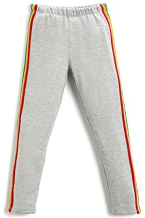 Koton Girl Ribbon Detail Leggings Elastic Waistband