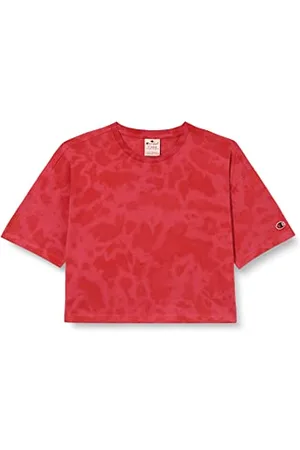 Champion Mädchen Rochester 1919- Logo Tie Dye Oversized T-Shirt, , 7-8 Jahre