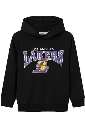 NAME IT Jungen NKMJACIMA NBA Sweat WH BRU NOOS OUS Sweatshirt, Black, 122/128