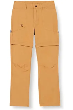 Color Kids Unisex Kinder Pants with Zip Off Regenhose, Tabacco Brown, 92