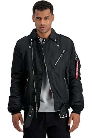 Alpha Industries Herren Outlaw Jacket Bomberjacke, Black, M