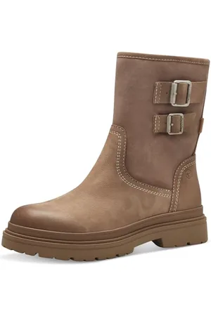 Tamaris COMFORT Damen Winterstiefel ohne Absatz Gefüttert Wasserabweisend, Braun , 40 EU