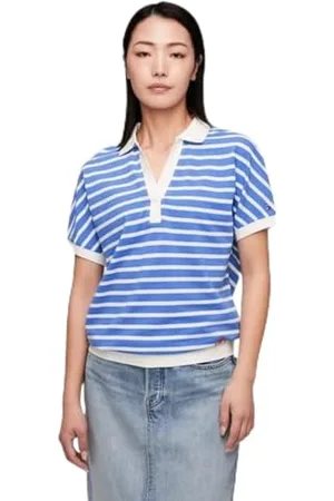 Tommy Hilfiger RLX LYOCELL SMD POLO SS Kurzarm Poloshirts Damen, , L